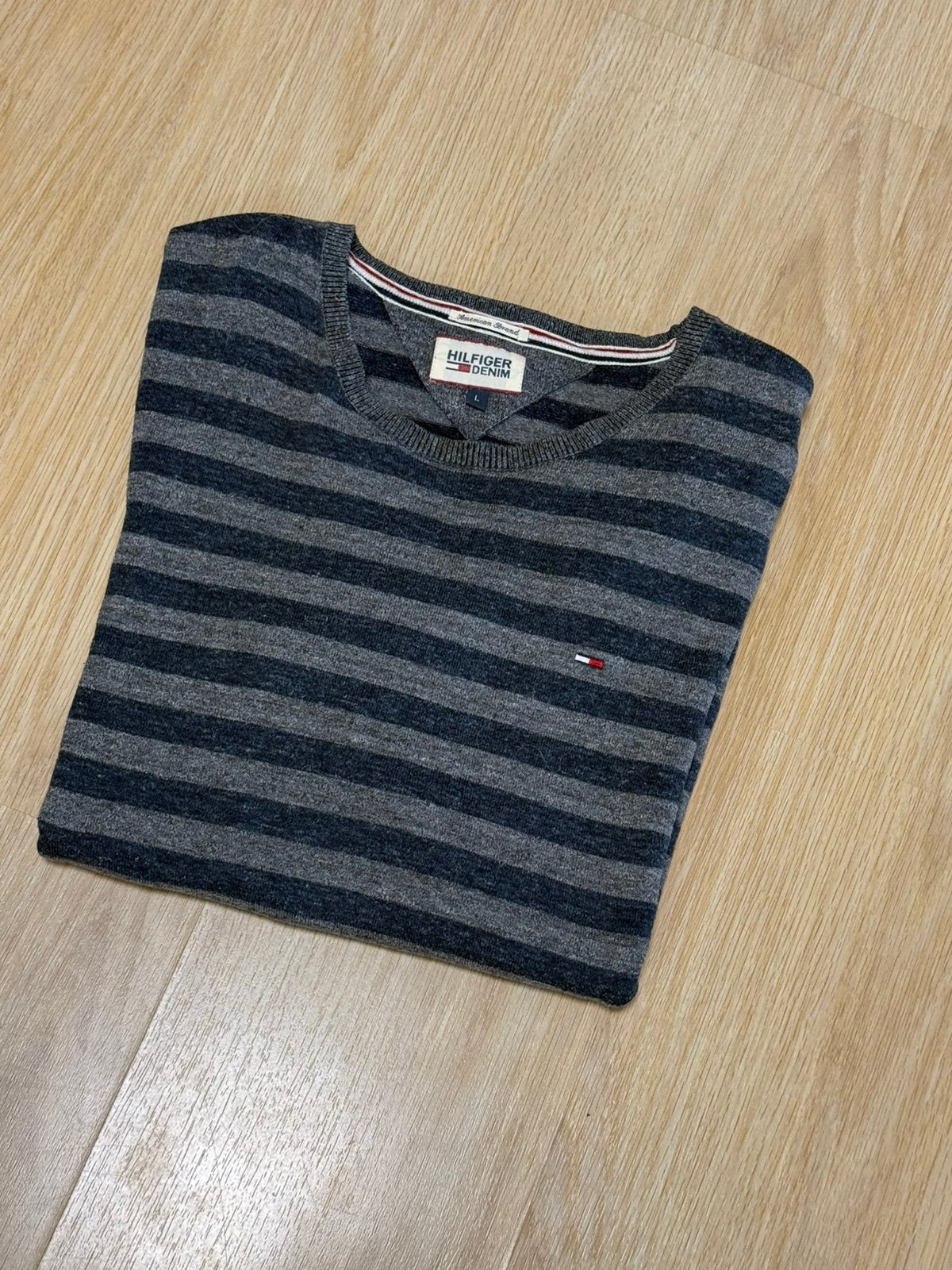 Pulls tommy Hilfiger, Kleding | Heren, Ophalen of Verzenden, Gedragen, Maat 52/54 (L), Grijs