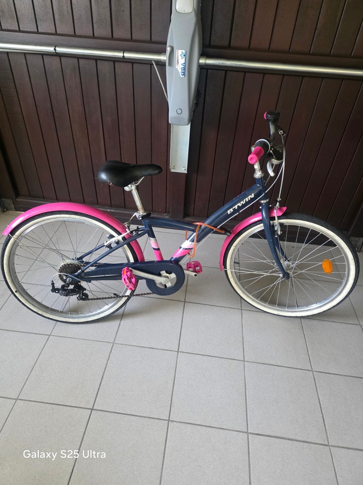 Fiets 24 inch, Fietsen en Brommers, Ophalen, Handrem, Btwin Decathlon, Gebruikt
