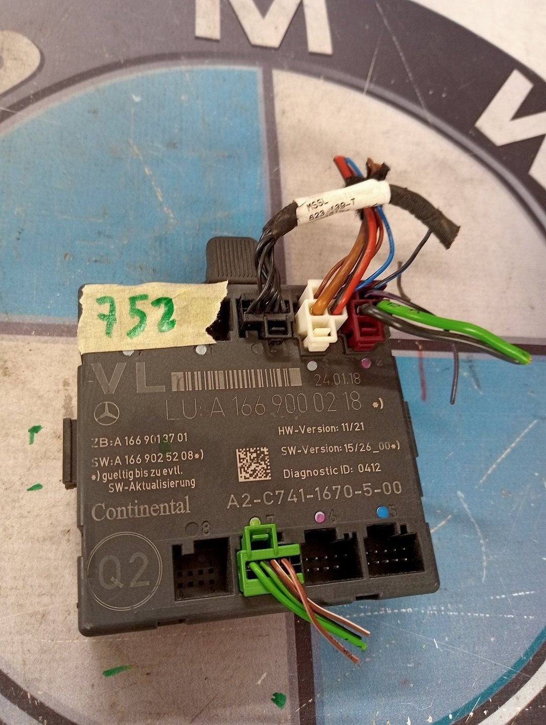 Centrale Deurvergrendelings Module van een Mercedes B-Klasse, Gebruikt, -, Ophalen of Verzenden, -