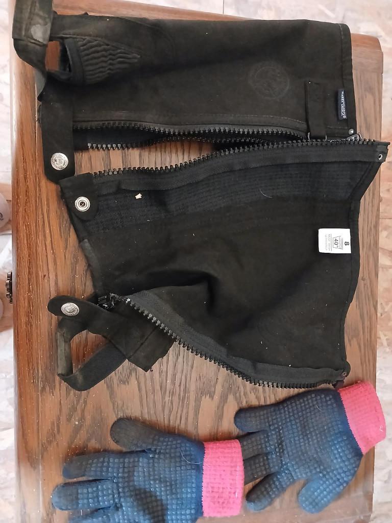 chaps en handschoenen kind 8 jaar, gratis, Ophalen, Gebruikt, Overige soorten, Overige typen