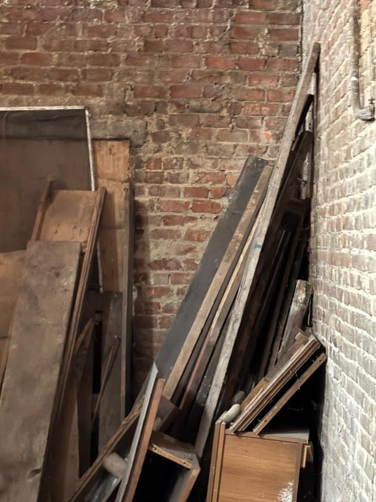 Gratis af te halen: oud hout / balken, Tuin en Terras, Brandhout, Ophalen, Overige houtsoorten