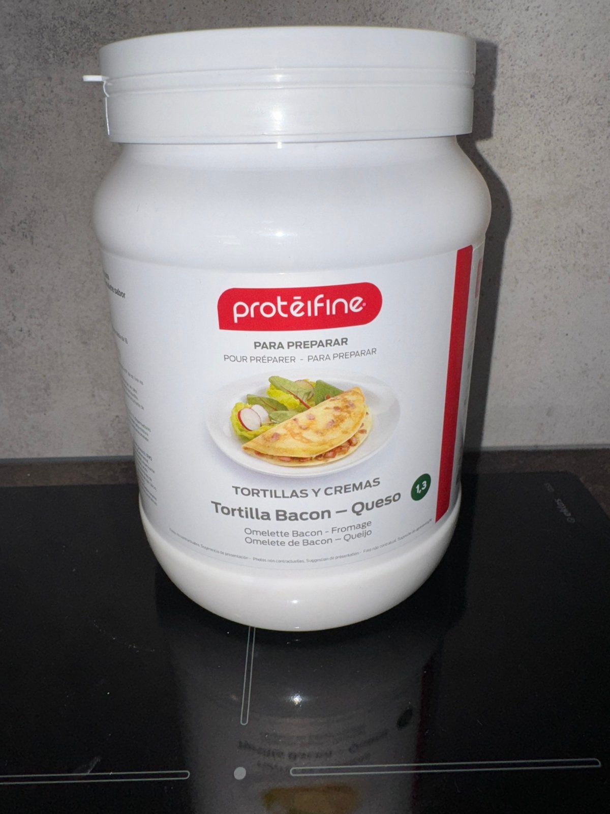 • 1 avis Proteifine Tortilla Bacon-Queso (Ysonut) - 400g, Ophalen of Verzenden, Nieuw, Poeder of Drank