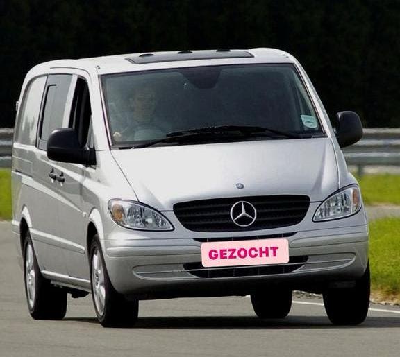 GEZOCHT MERCEDES VITO SPRINTER ‼️, Caravans en Kamperen, Ophalen of Verzenden