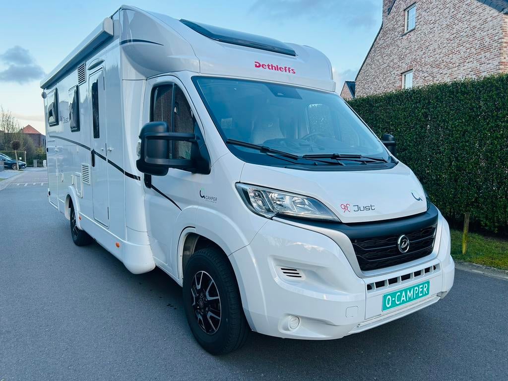 ‼️fiat dethleffs ‼️twinbed & hefbed‼️, Caravans en Kamperen, Mobilhomes, Ringverwarming, Fiat, Buitenlamp, ABS