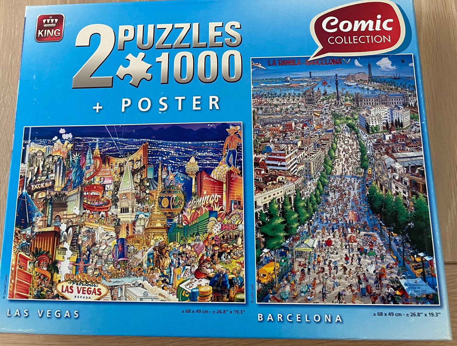 Puzzels comic, Hobby en Vrije tijd, Ophalen, Zo goed als nieuw