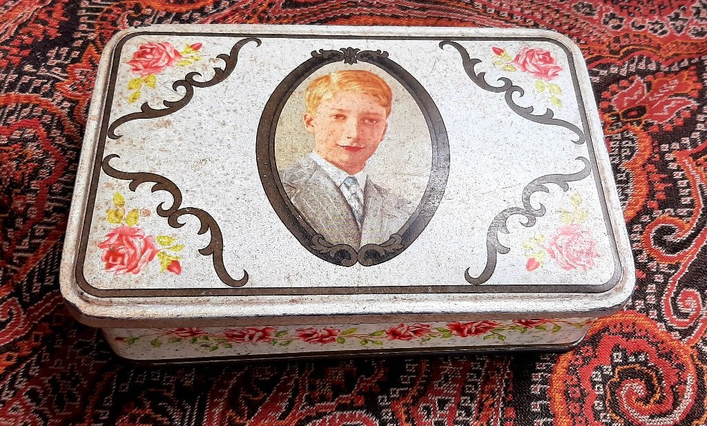 koningsdoos 3 blikken doos - Koning Albert, Ophalen of Verzenden, Gebruikt, Koek(jes)