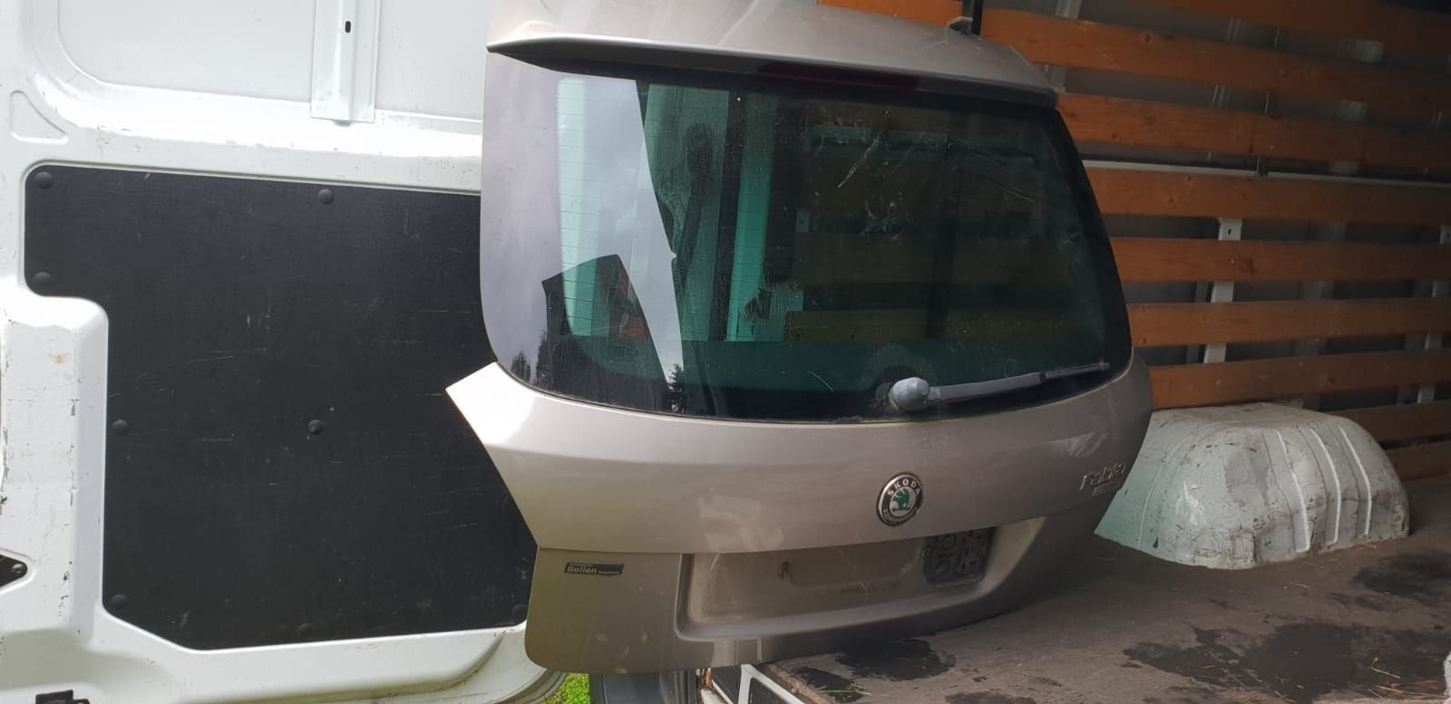 SKODA FABIA STATION ACHTERKLEP BJ 2007 TOT 2009, Arrière, -, Haillon arrière, Utilisé