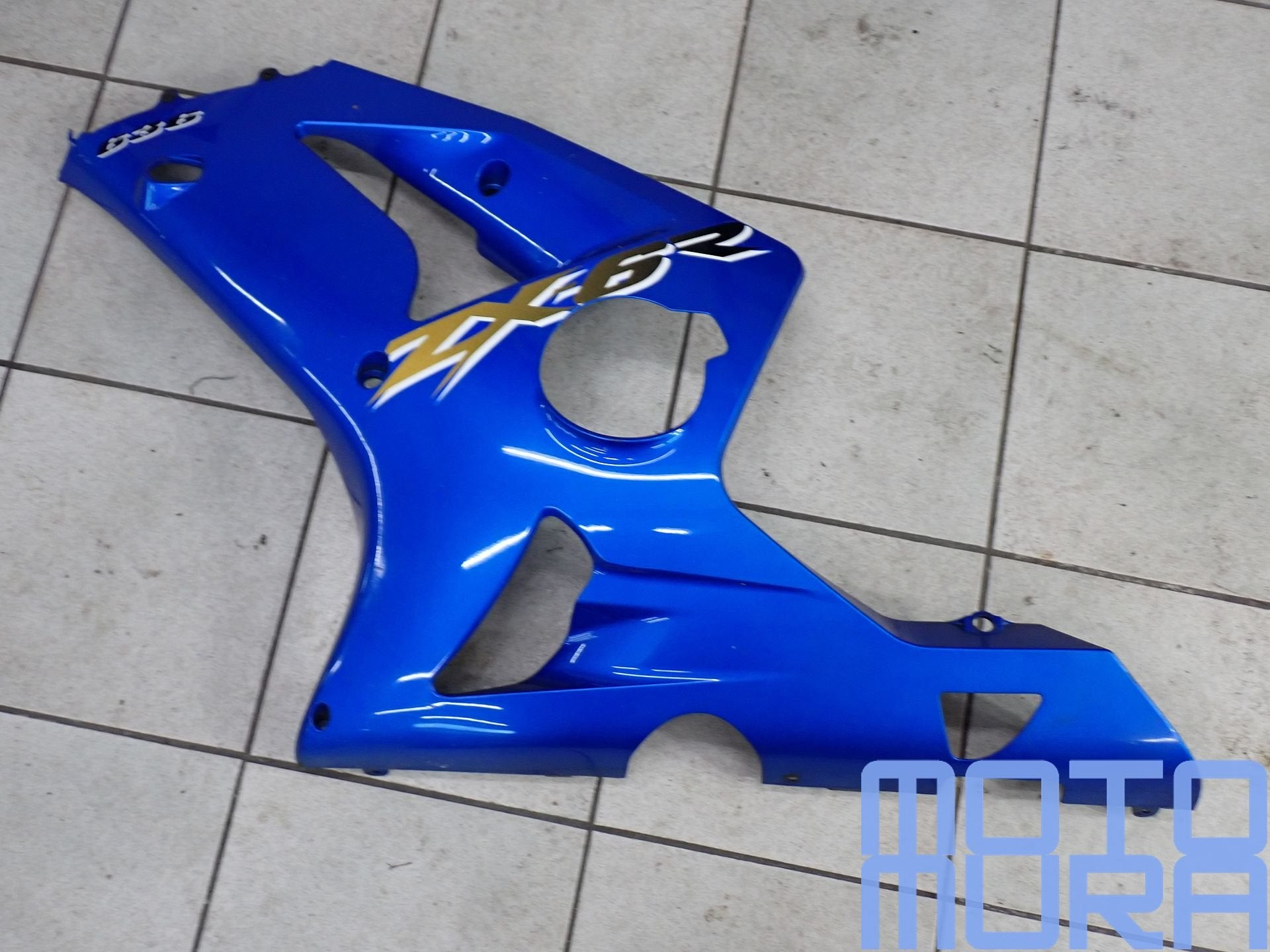 Kawasaki ZX6R 636 2003 - 2004 flanc gauche carénage gauche p, -, Utilisé, -, -