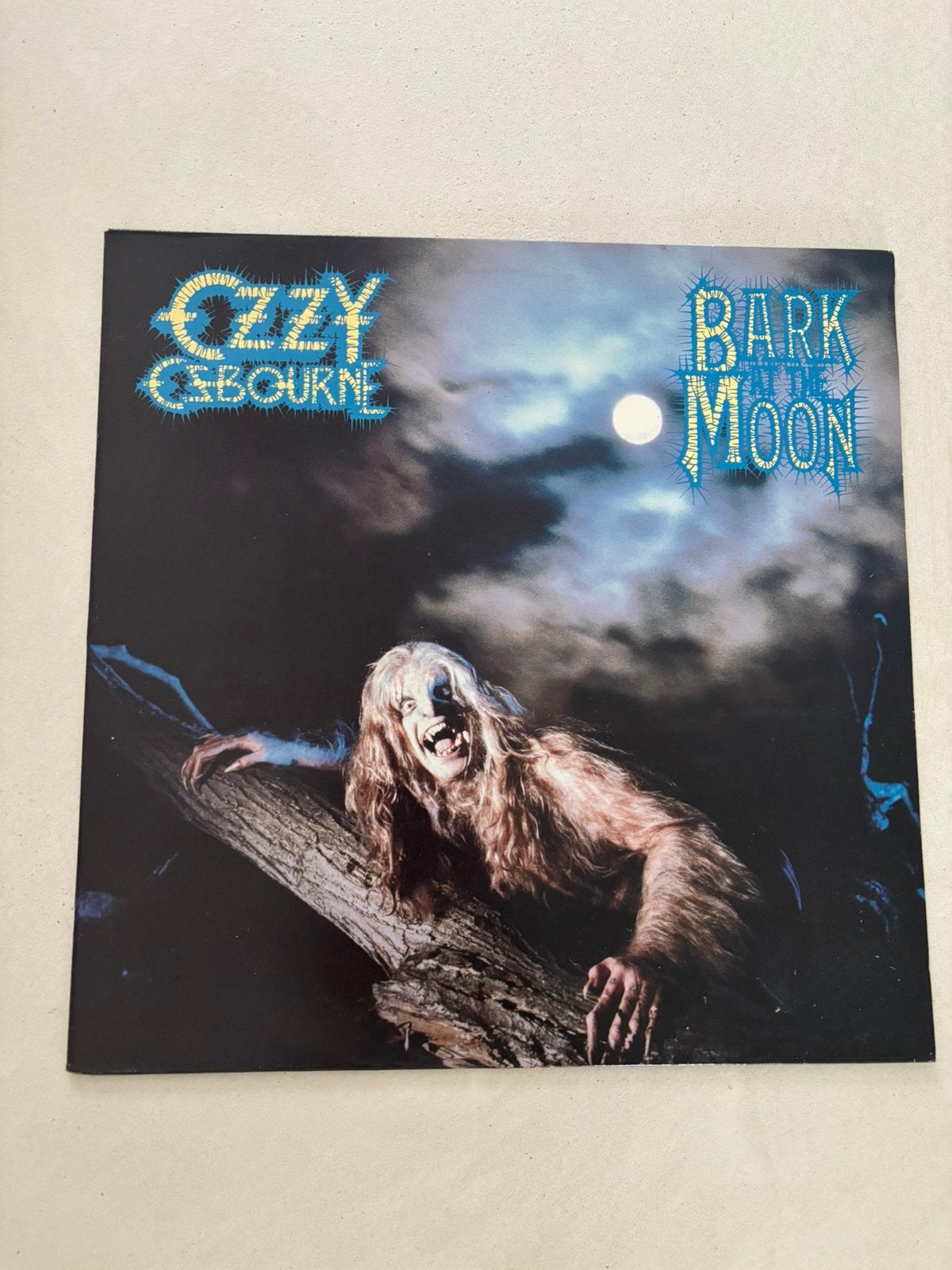 Lp ozzy osbourne - bark at the moon, near mint vinyl!, Cd's en Dvd's, Originele persing, Ophalen of Verzenden, Zo goed als nieuw