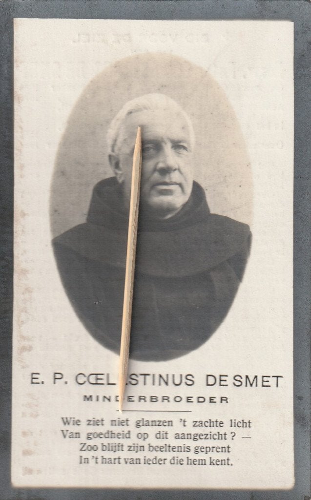priester Desmet, Verzamelen, Verzenden
