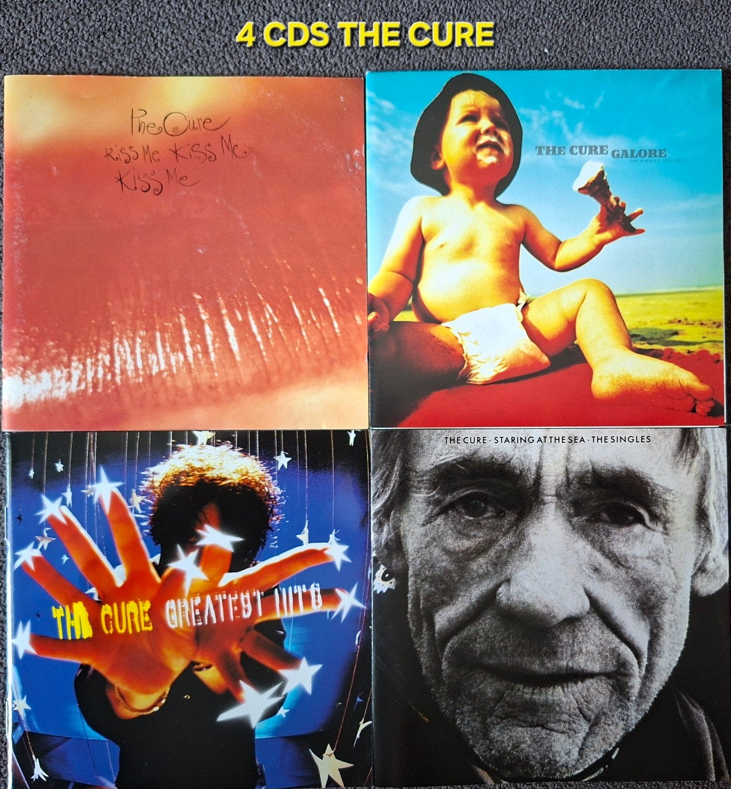 4 CDS THE CURE, Cd's en Dvd's, Vinyl | Rock, Zo goed als nieuw, Alternative Rock, Overige typen, Overige formaten, Ophalen of Verzenden