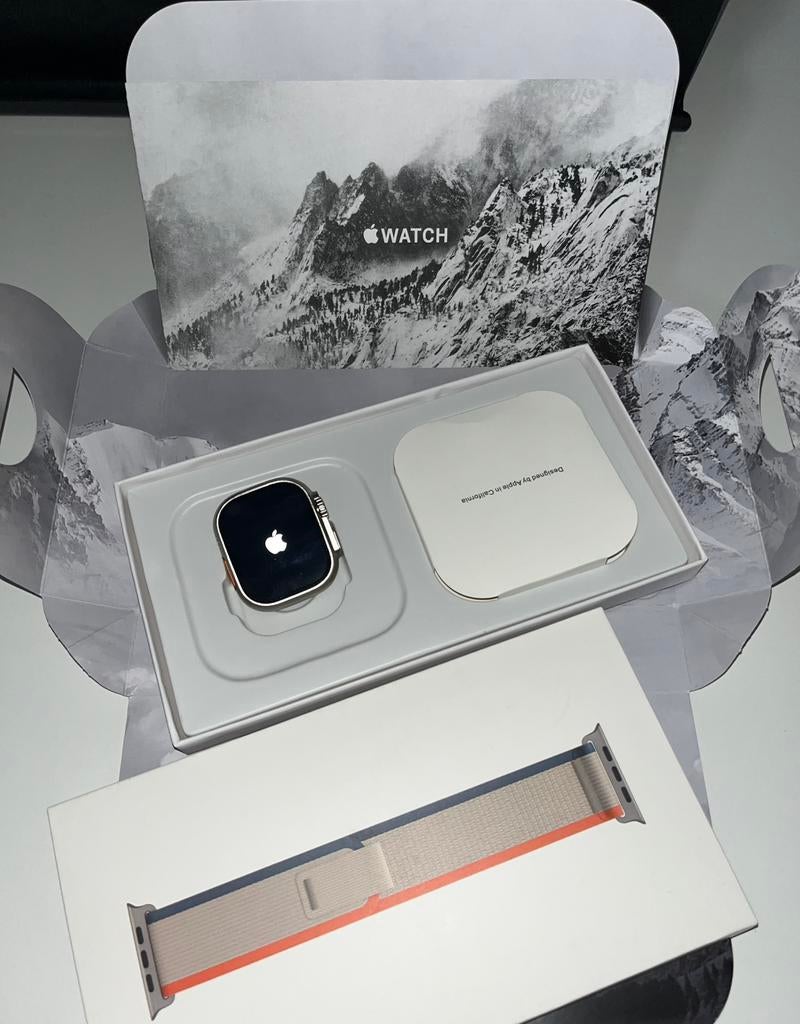 Apple Watch Ultra 2 - 1 op 1, IOS, Nieuw, Ophalen of Verzenden, Zilver