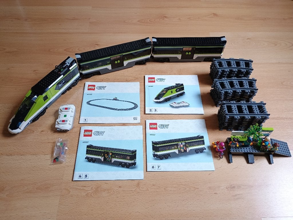 Lego City Passagierssneltrein 60337, Enfants & Bébés, Jouets | Duplo & Lego, City, Pièces supplémentaires incluses, Lego, Ensemble complet