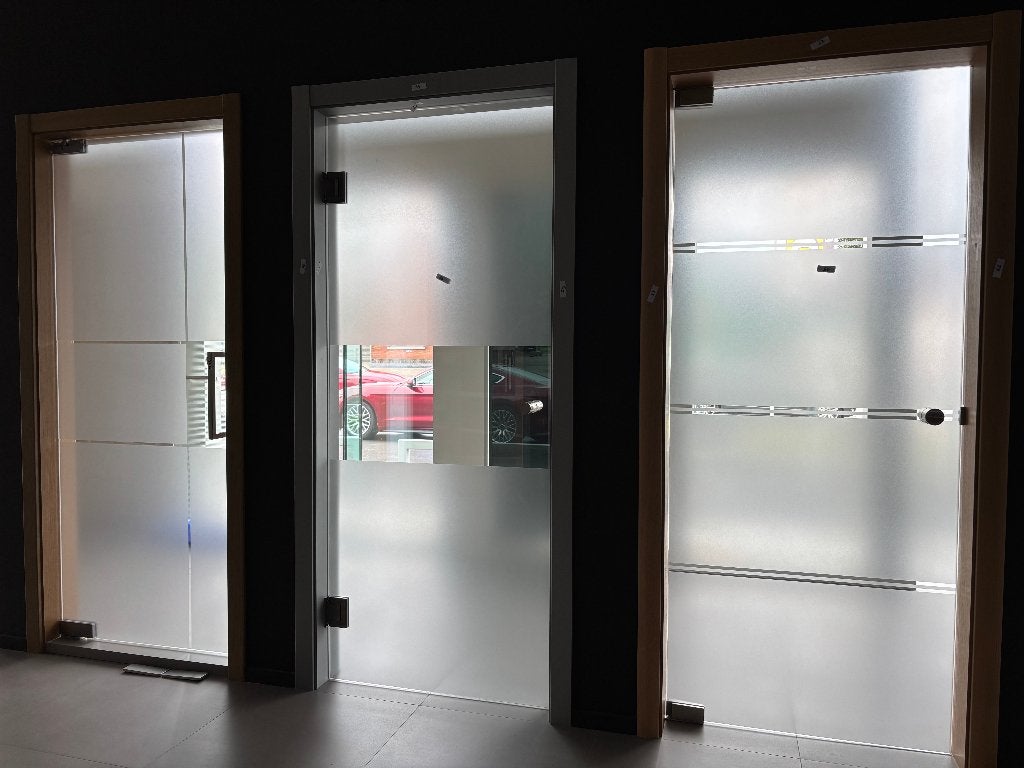 glazen deuren, Verre, Enlèvement, 80 à 100 cm, 200 à 215 cm