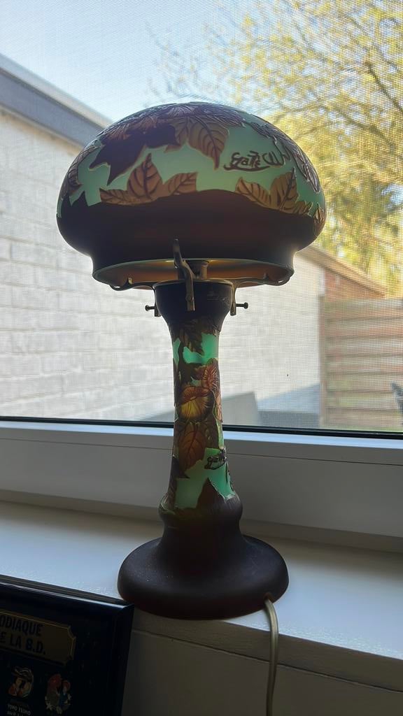 Gallé lamp, Antiek en Kunst, Ophalen