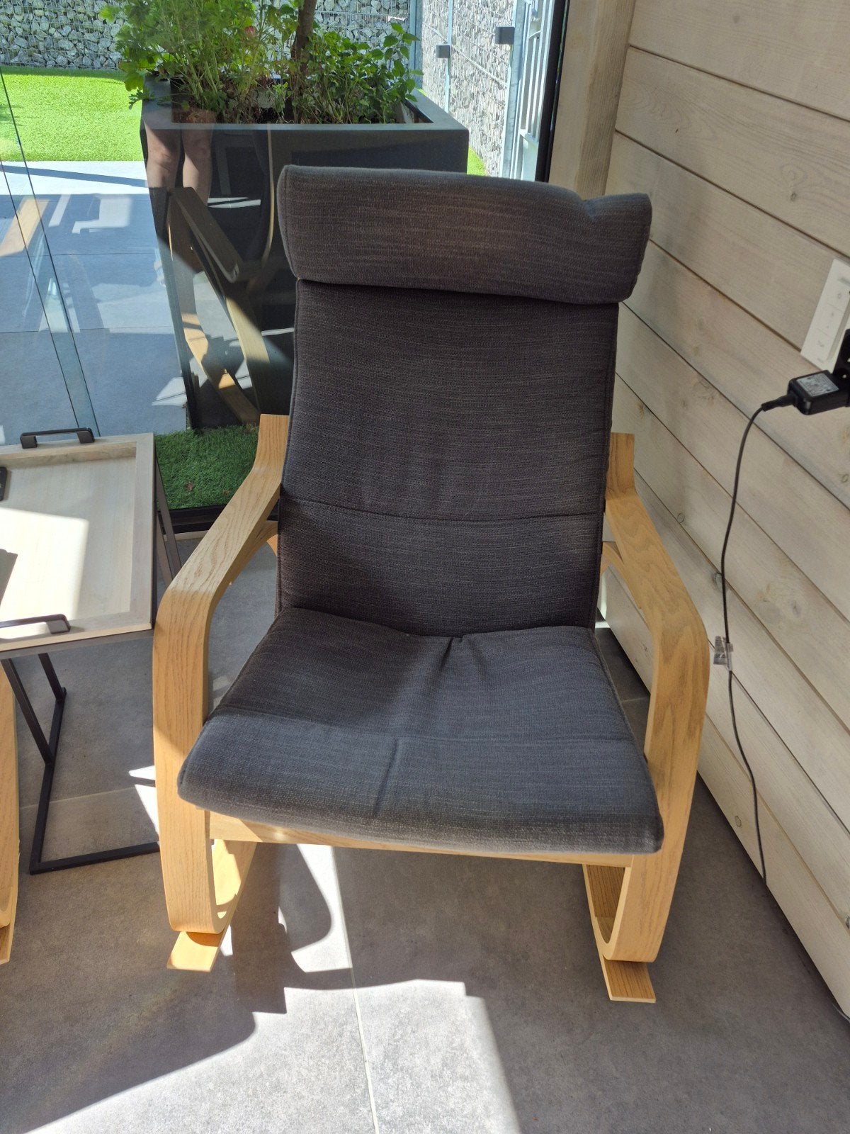 Schommelstoelen, Ophalen, Grijs, Twee