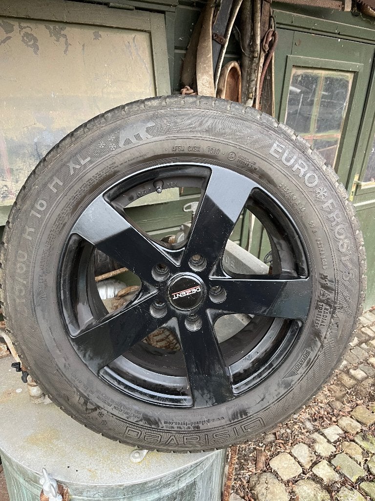 Jantes avec pneus hiver, Autos : Pièces & Accessoires, 16 pouces, Pneu(s), Enlèvement, Utilisé