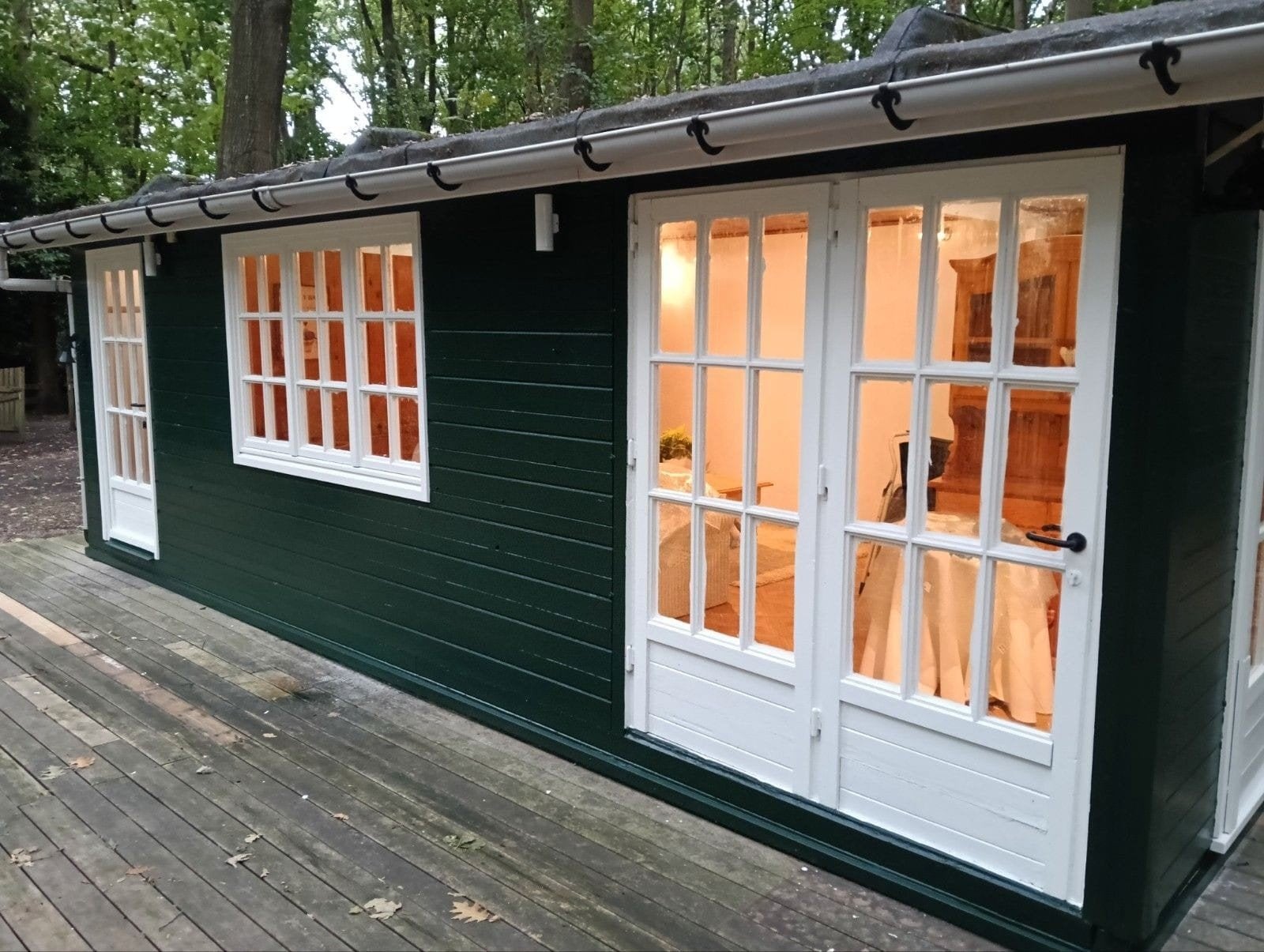 Zomerhuis te koop met groot bos zie kijkdagen te bespreken !, Immo, 30 m², Chalet, Verkoop zonder makelaar