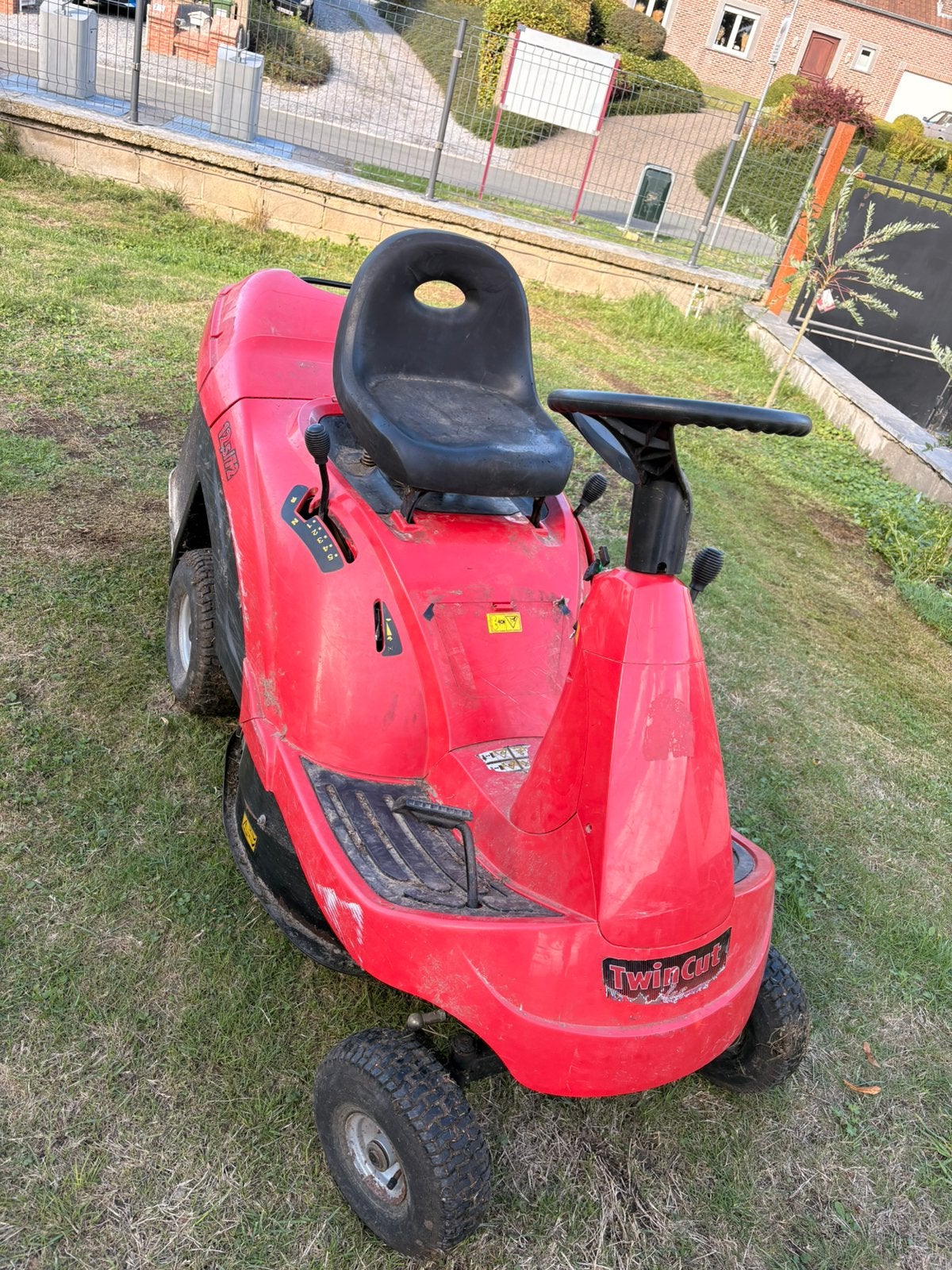 Tracteur tondeuse Twin Cut 12.5/72 avec bac, Ophalen, Zo goed als nieuw, Elektrische starter, 90 tot 120 cm