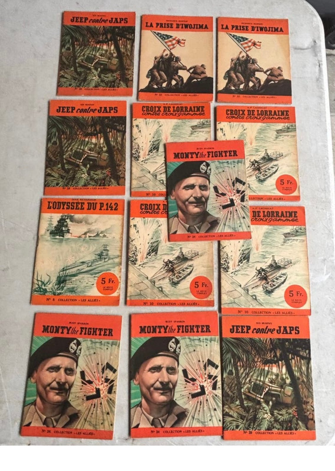 13 revues WW2, Enlèvement ou Envoi