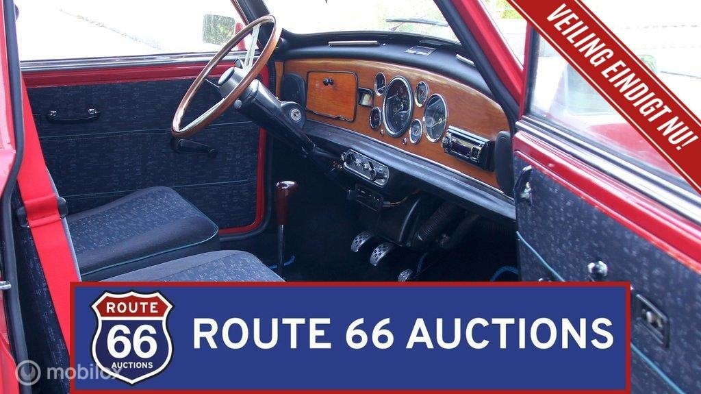 Mini 1000 De Luxe | 1973 | Route 66 Auctions, Zwart, Bedrijf, Handgeschakeld, Overige carrosserie