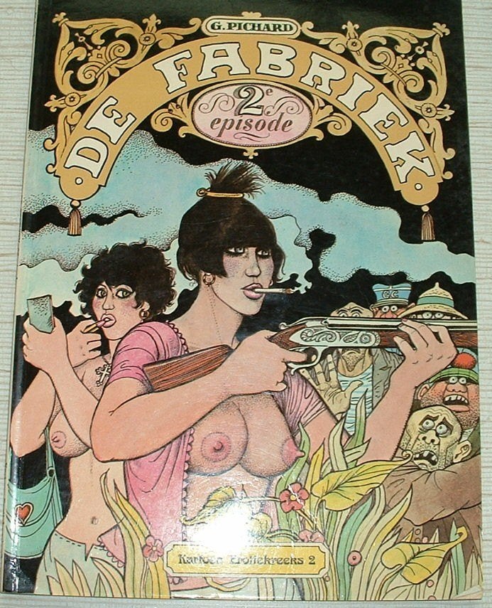 strip kartoen erotiekreeks nr 2 de fabriek, Boeken, Gelezen, Eén stripboek, Ophalen of Verzenden, Pichard, Georges