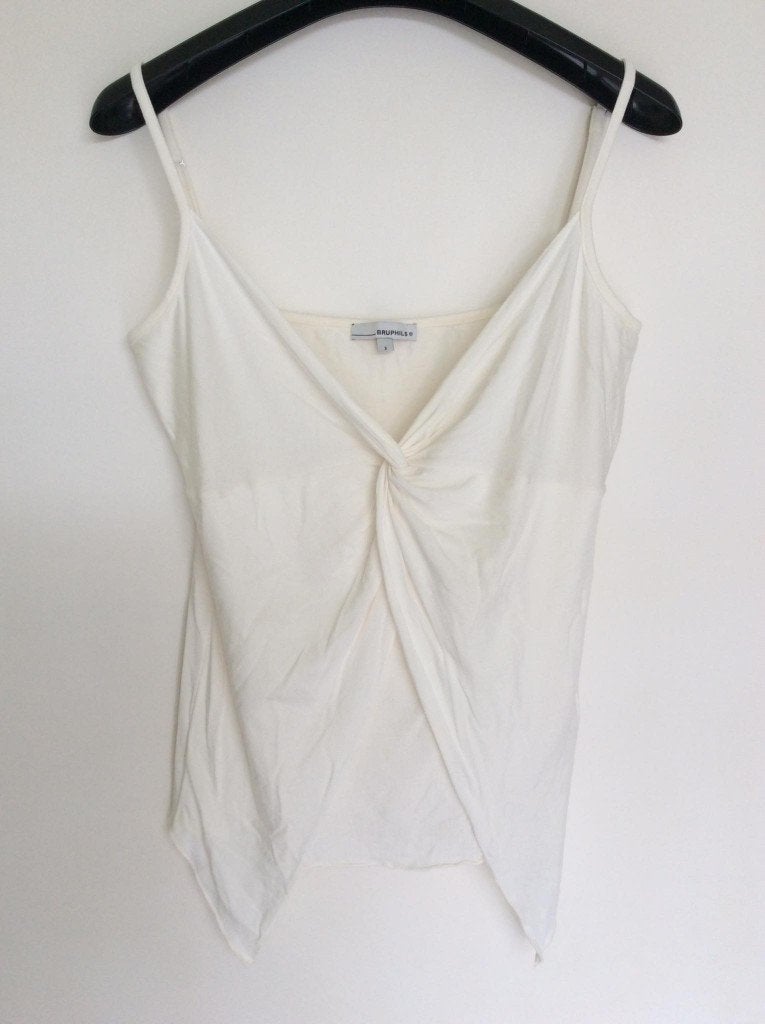Nieuw topje. Maat : 3 = L. Merk : Bruphils., Enlèvement ou Envoi, Neuf, Blanc