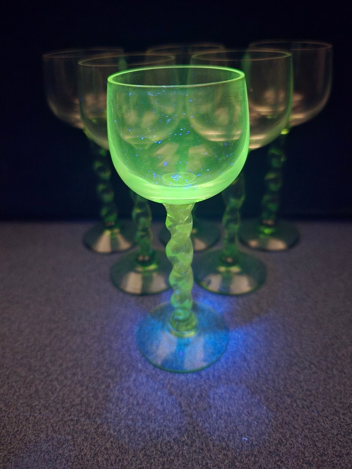 Verres à liqueur en cristal de style Murano, Antiquités & Art, Antiquités | Verre & Cristal, Enlèvement