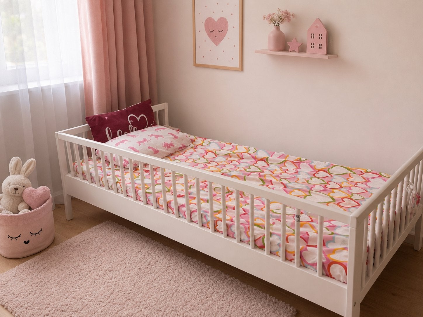 Lit enfant IKEA avec matelas, Enfants & Bébés, Moins de 70 cm, Comme neuf, 140 à 160 cm, Enlèvement