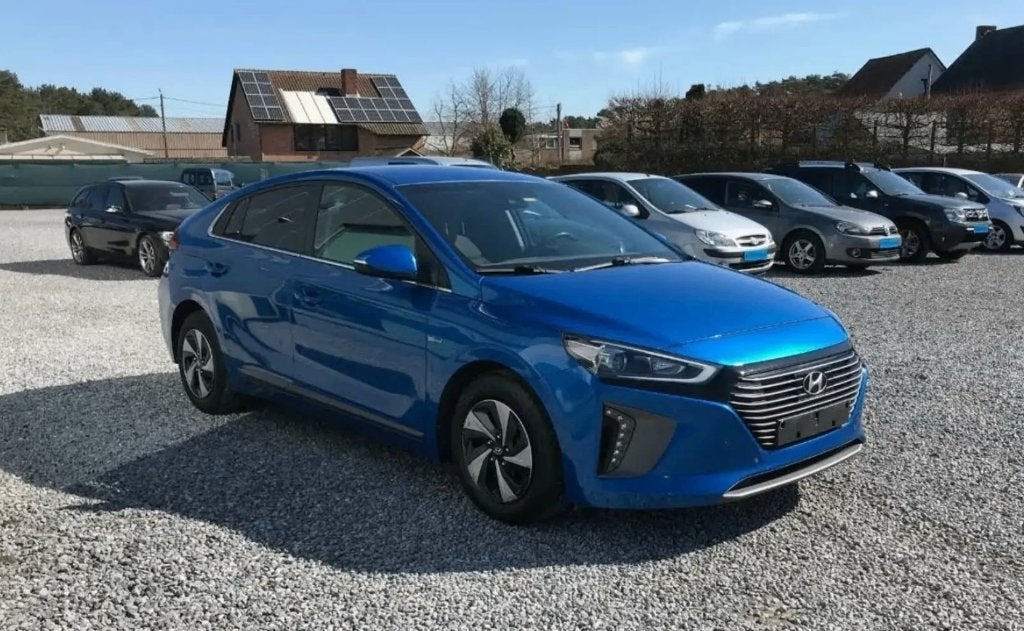 Hyundai IONIQ - automatisch - hybride - 3.9L/100km, Auto's, Automaat, Stof, Zwart, USB