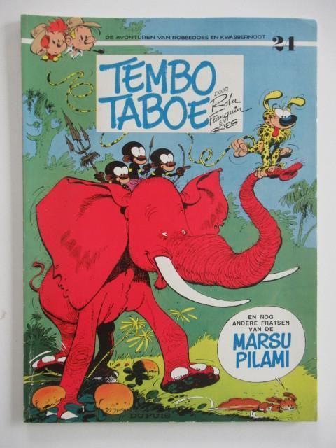 robbedoes...nr.24....tembo taboe, Enlèvement ou Envoi, Utilisé