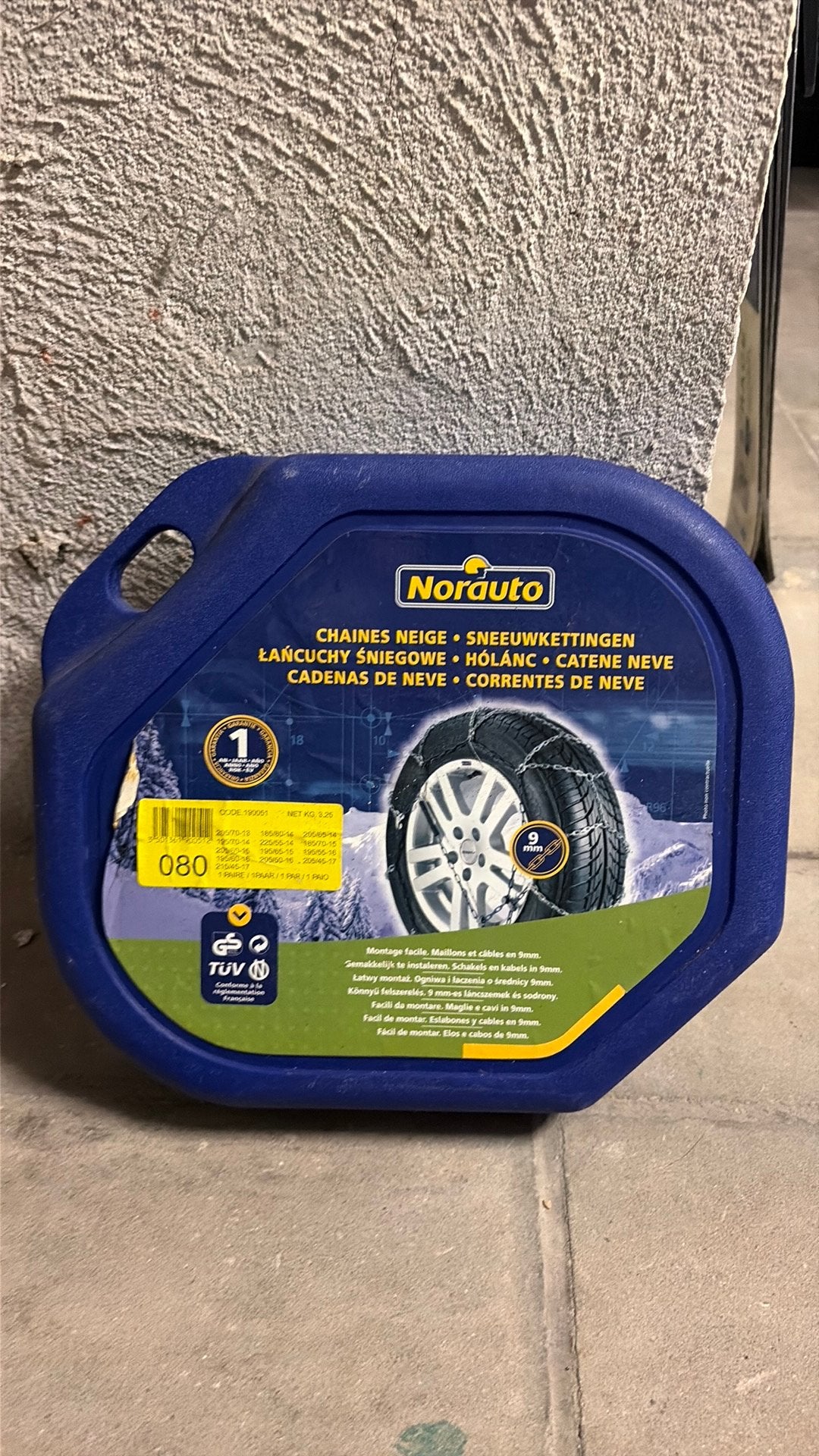 Chaînes à neige NORAUTO d'occasion 13, 14, 15, 16, 17, Enlèvement ou Envoi, Utilisé