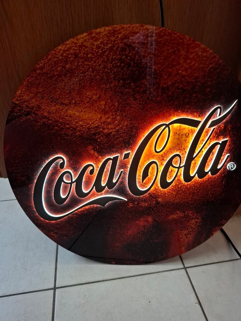 nieuwe reclameverlichting Coca-Cola, Verzamelen, Ophalen of Verzenden, Nieuw, Lichtbak of (neon) lamp