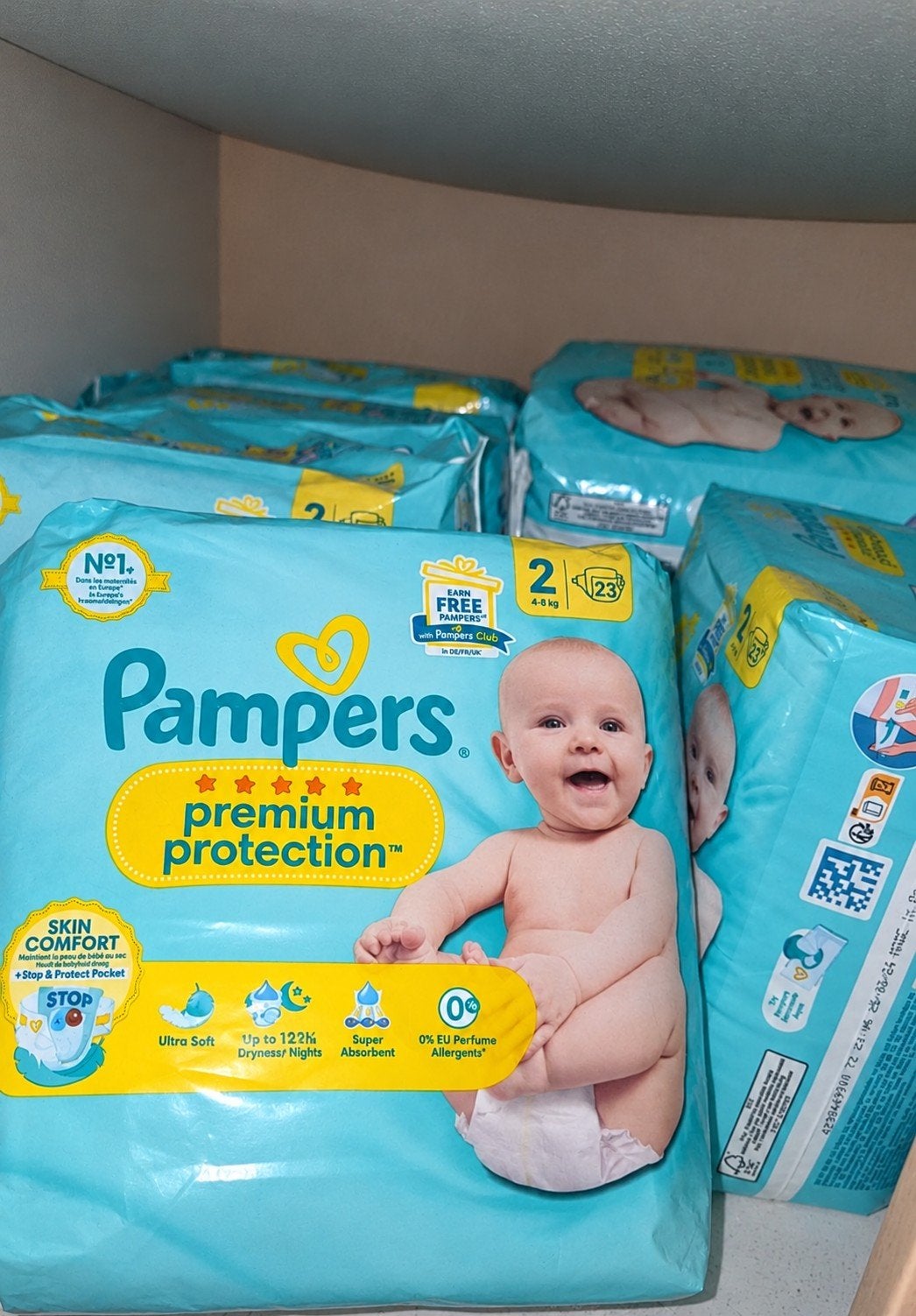7 paquets de Pampers Premium, Enlèvement ou Envoi, Neuf