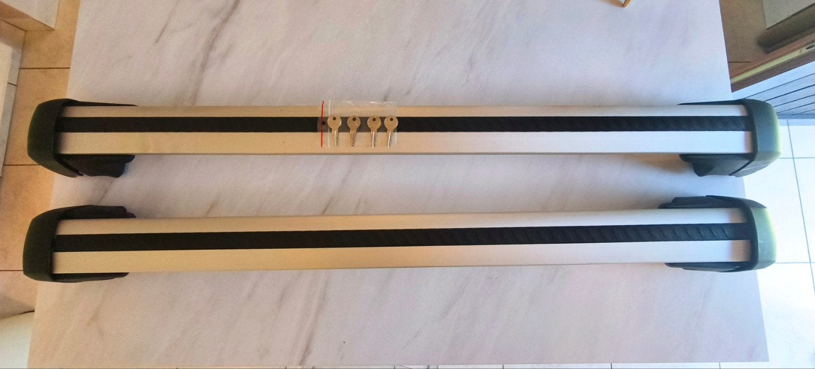 Originele VW Tiguan dakdragers, Ophalen