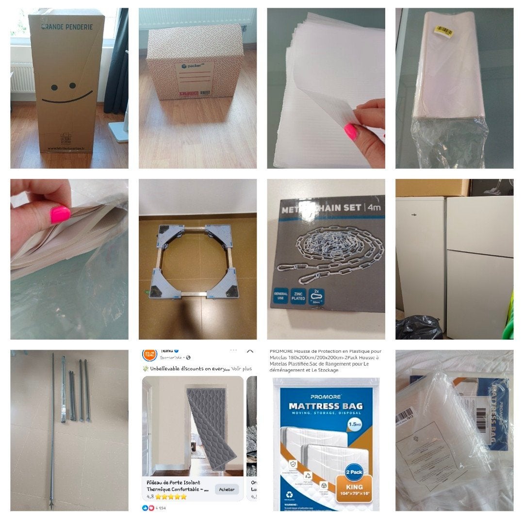 Lots d'accessoires pour déménagement, Divers, Enlèvement ou Envoi