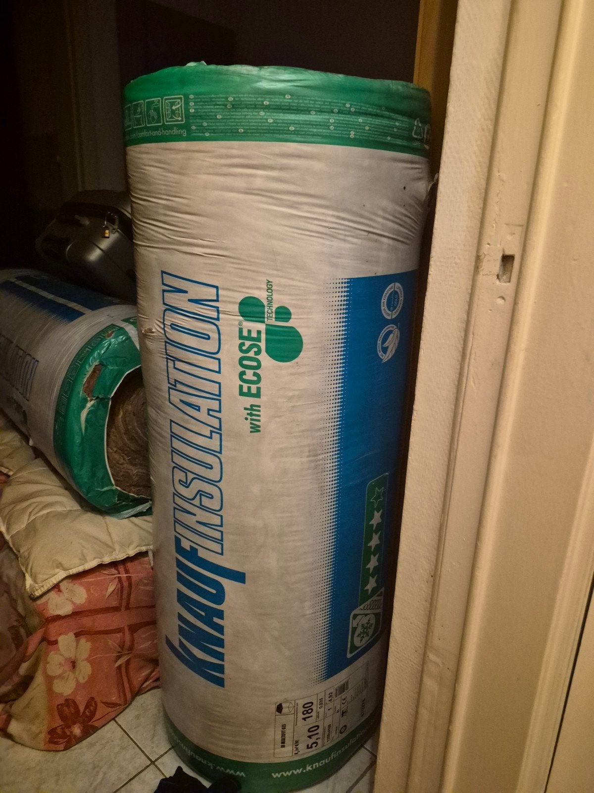knauf insulation, Enlèvement, Comme neuf, 8 à 12 cm, Isolation des murs