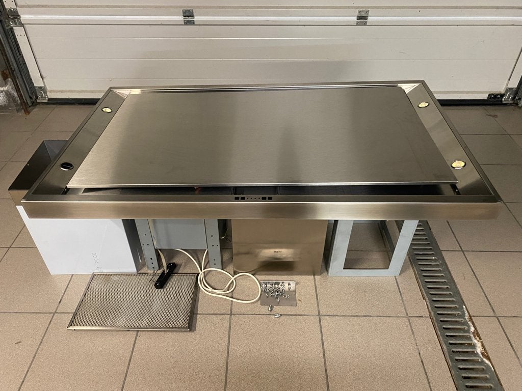 Hote NOVY îlot Pureline 120cm, Electroménager, Moteur, Hotte pour îlot, Enlèvement, Utilisé
