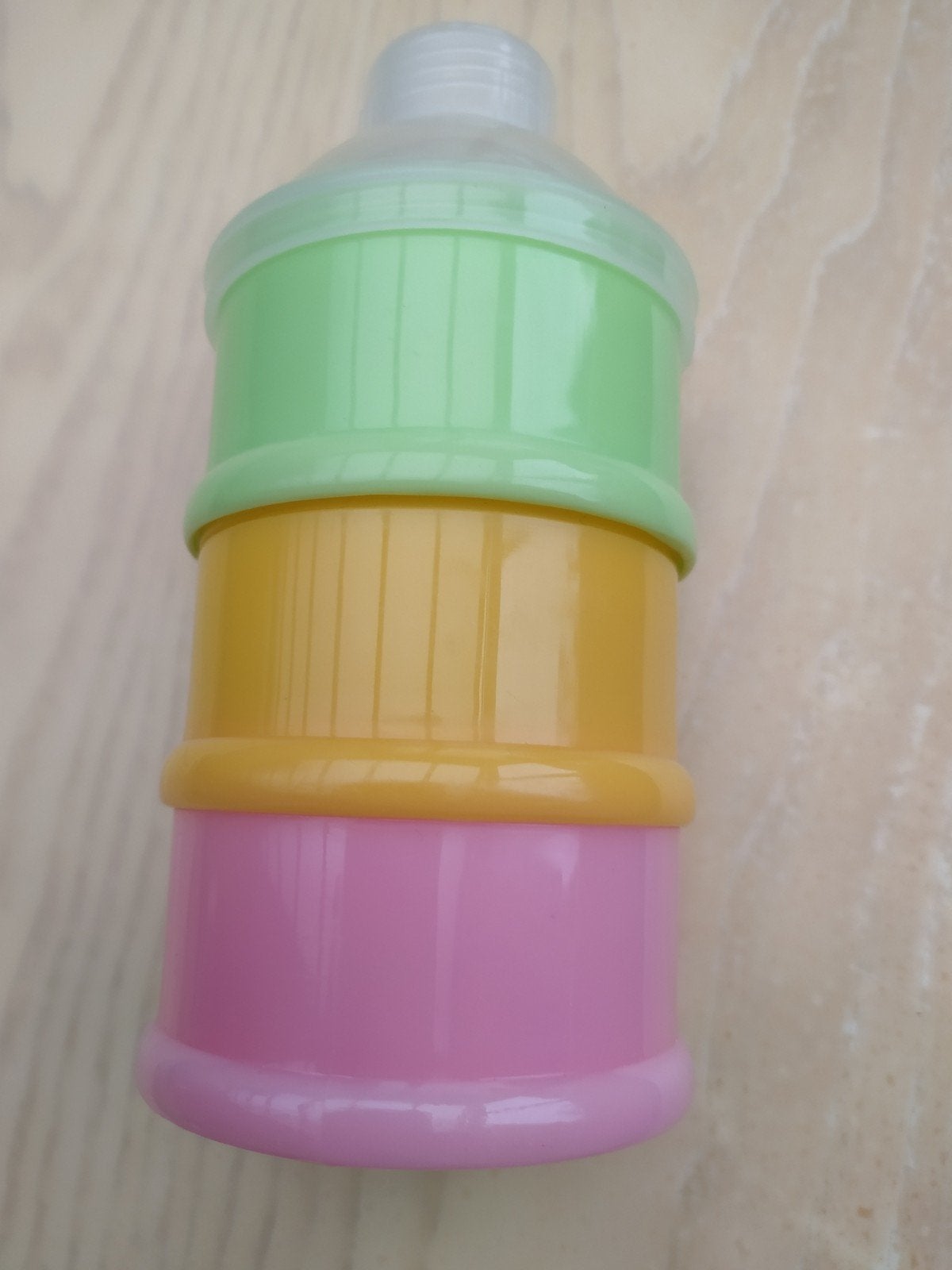 3 potjes van tupperware, Ophalen