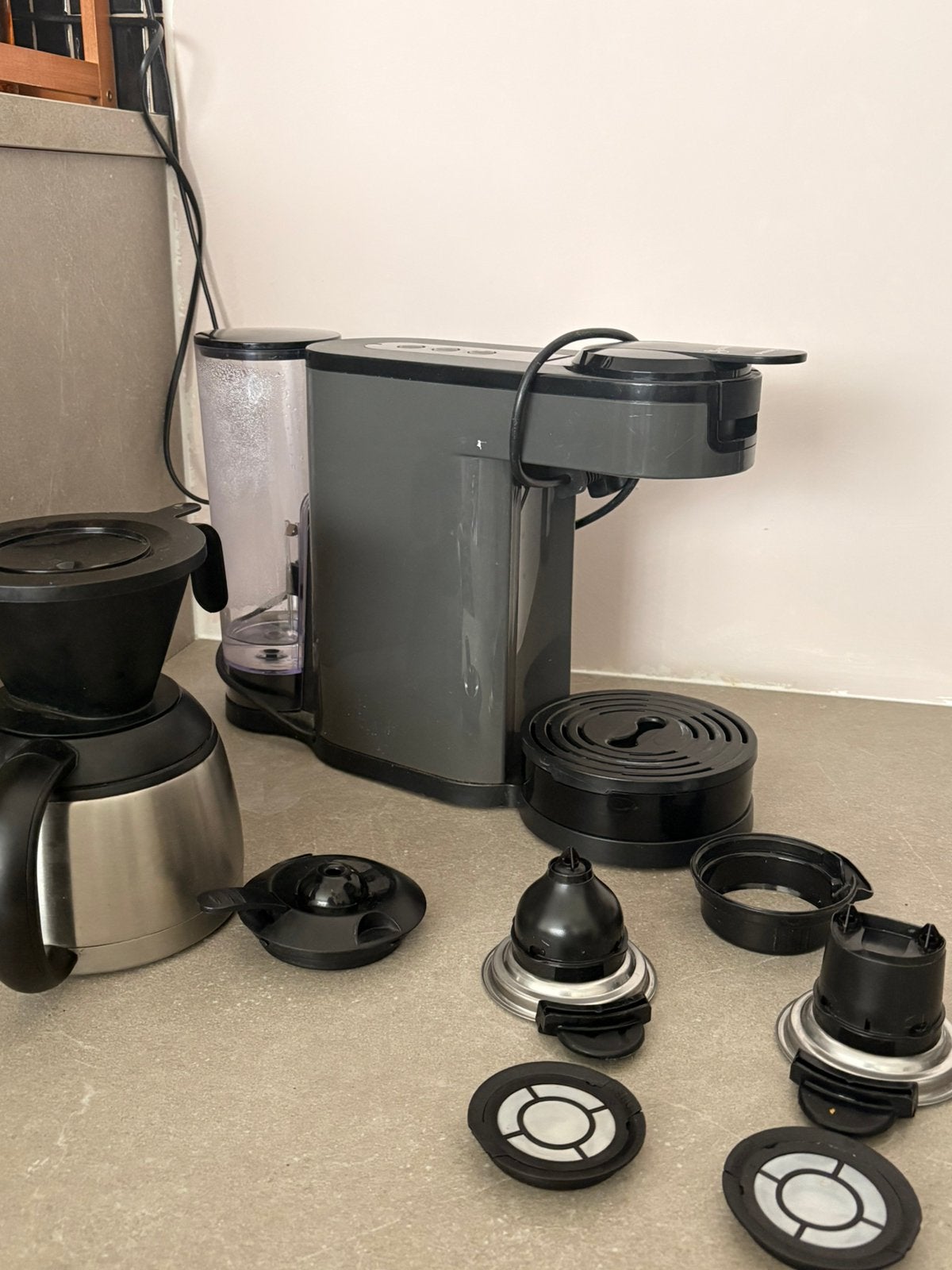 Philips Senseo Switch – Pads & Filterkoffie, Ophalen, Afneembaar waterreservoir, Gebruikt, Gemalen koffie