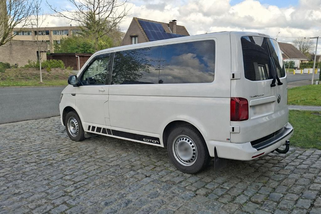 VW Transporter T6, Automaat, Monovolume, Wit, Diesel