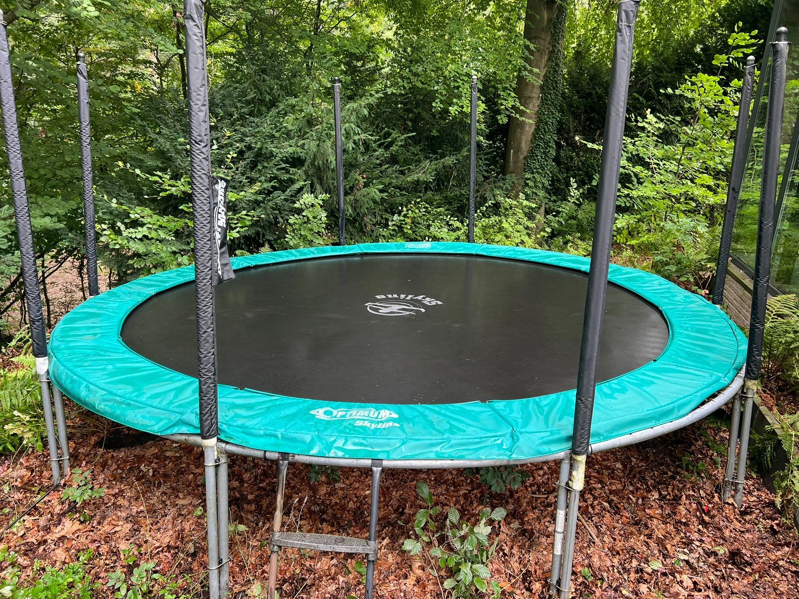 Optimum Skyline trampoline 4m60, Kinderen en Baby's, Ophalen, Gebruikt