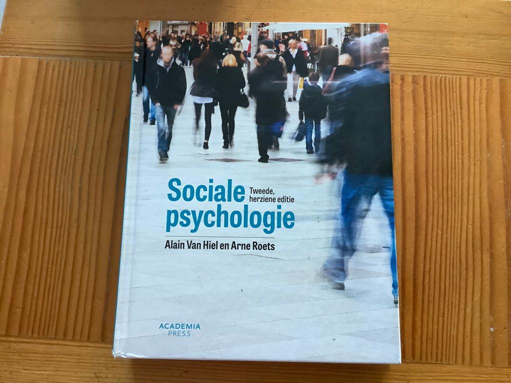 Sociale psychologie - Alain Van Hiel en Arne Roets, Boeken, Ophalen of Verzenden, Zo goed als nieuw