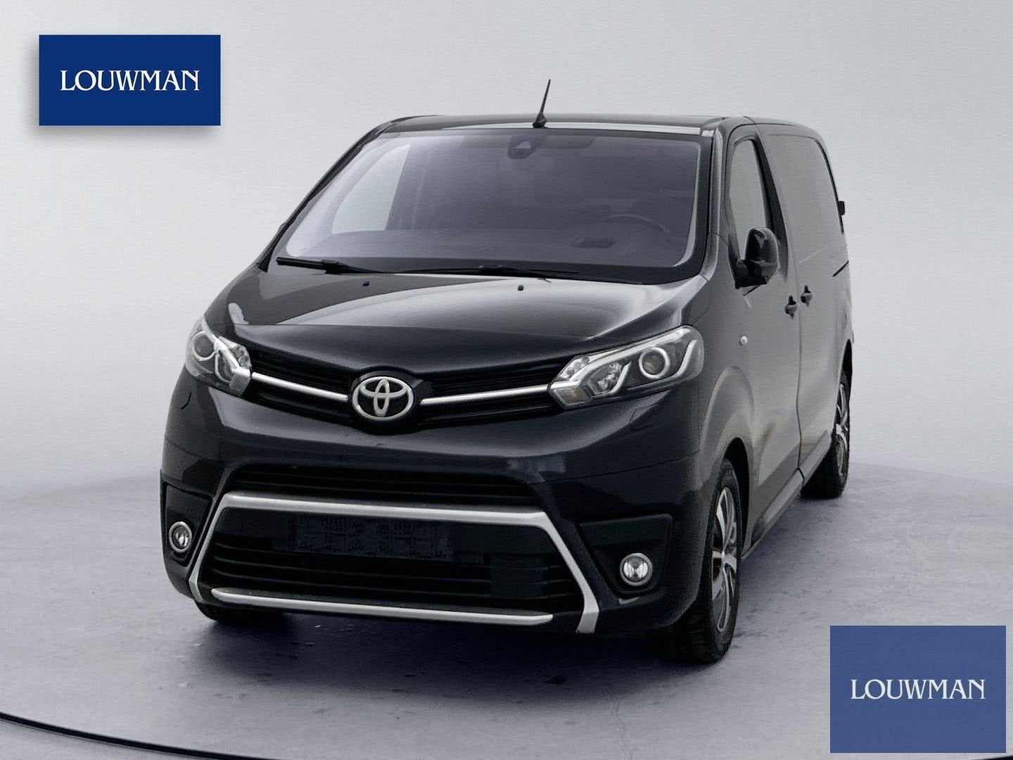 Toyota PROACE Worker 2.0 D-4D Black Line 177pk 2x Schuifdeur, Auto's, Bestelwagens en Lichte vracht, Automaat, Zwart, Bedrijf