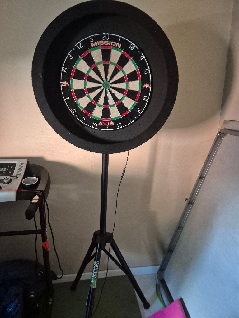 Volledige dartset met pijlen!, Sport en Fitness, Darts, Ophalen, Gebruikt, Pijlen