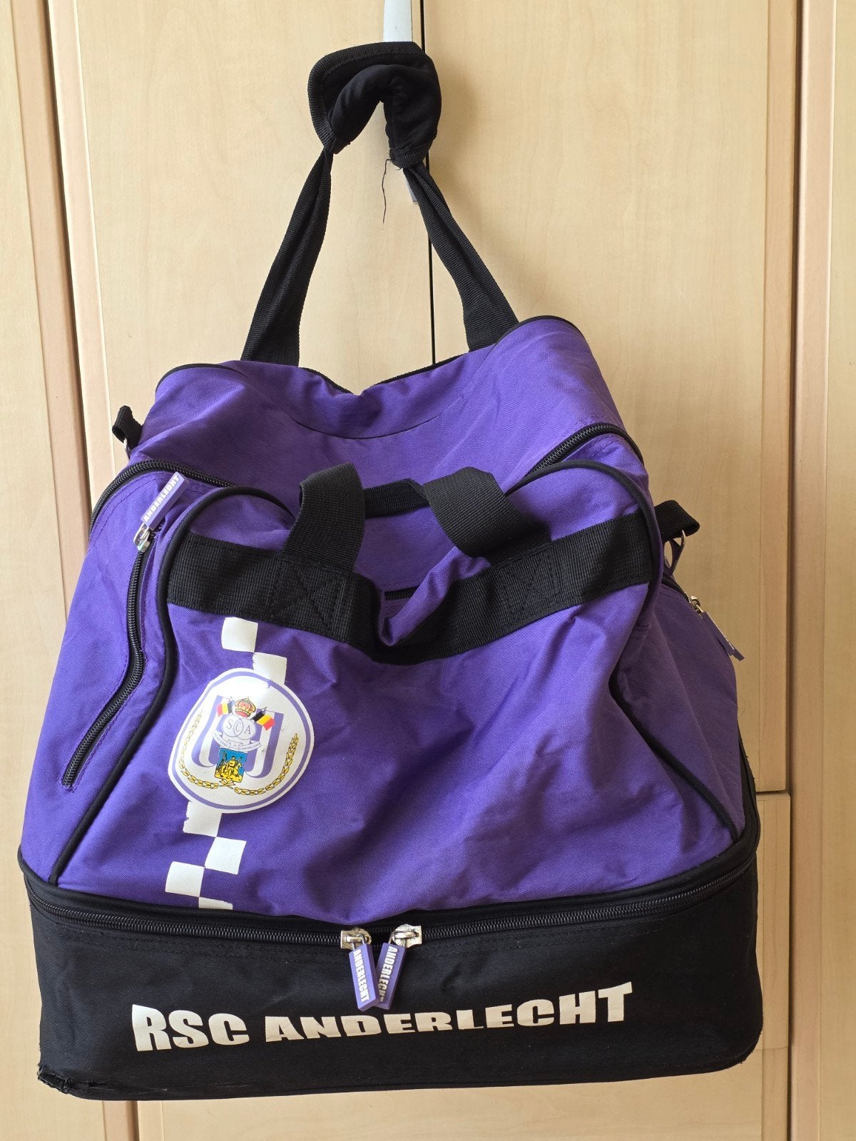 Sac de football officiel RSC Anderlecht, Sport en Fitness, Voetbal, Ophalen of Verzenden, Gebruikt, Clubaccessoires