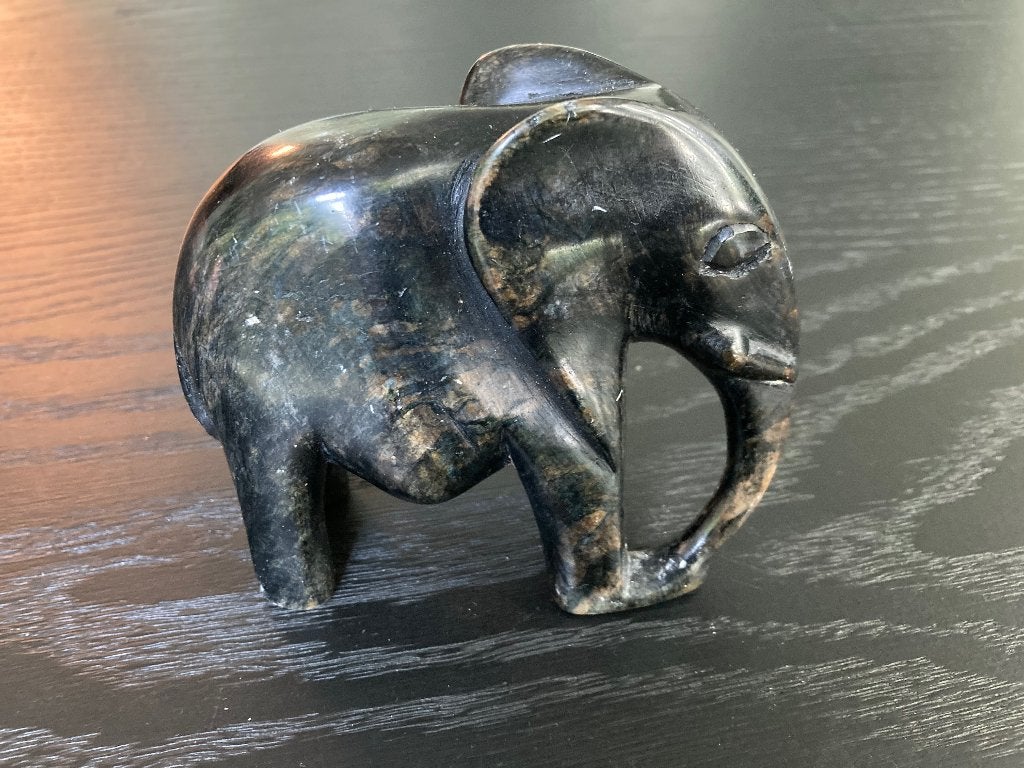 Olifant gepolijste steen, Collections, Collections Animaux, Enlèvement ou Envoi