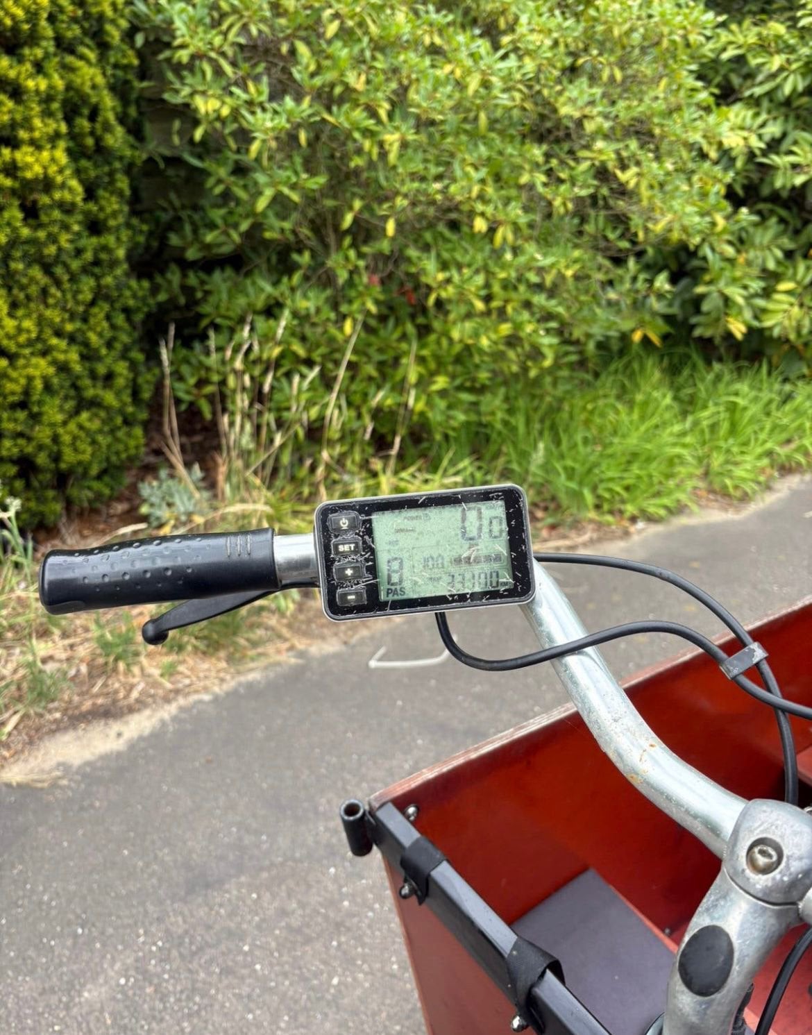 Babboe big-e display stuk verders goede fiets, Fietsen en Brommers, Overige merken, 4 kinderen of meer, Gebruikt, Elektrisch