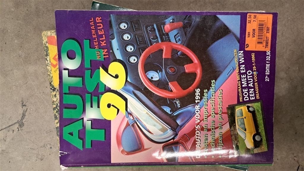 Boeken 3 autotest boeken te weten jaargangen : 1995, 1996 en, Boeken, Ophalen of Verzenden, Nieuw