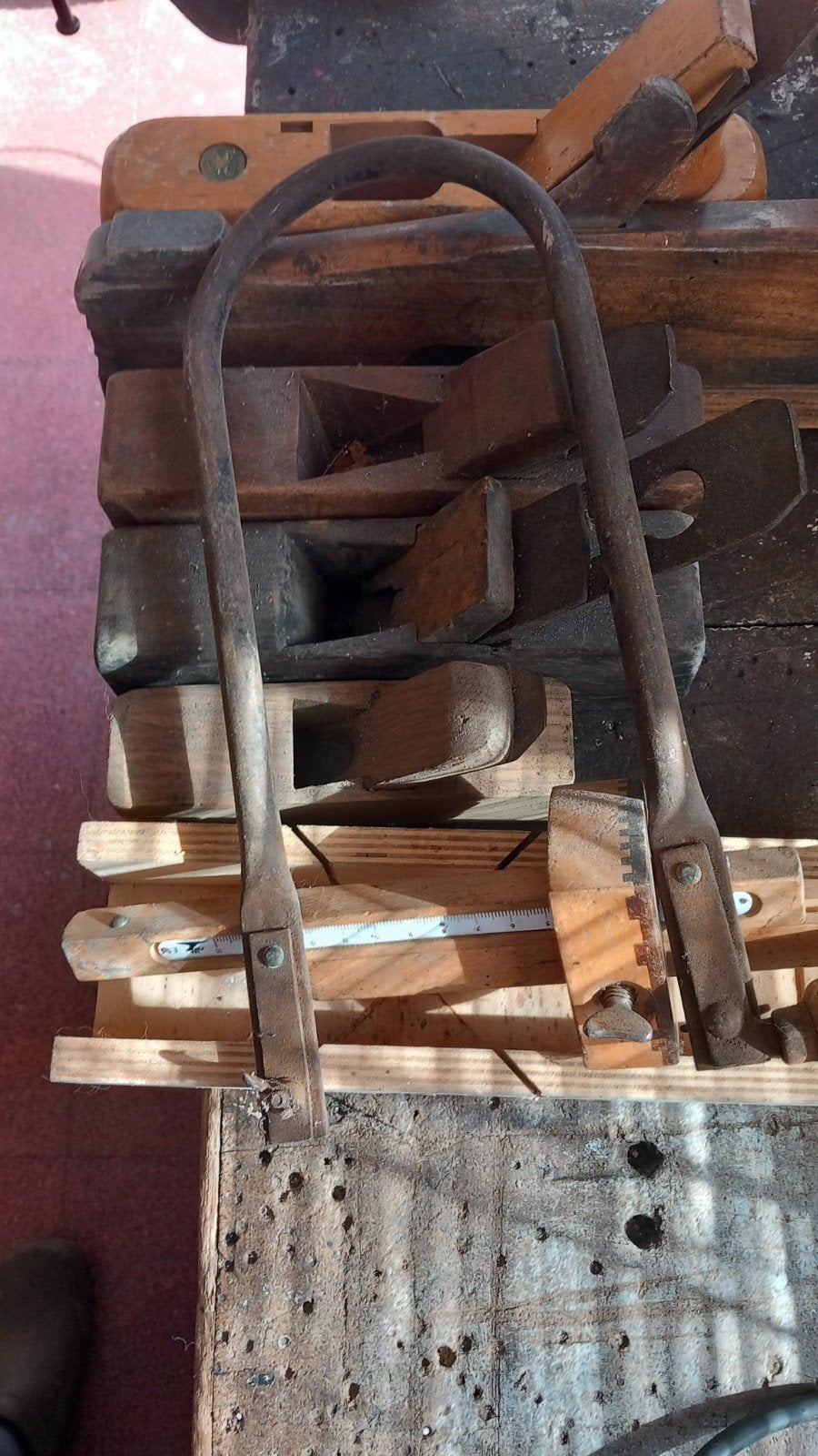 hout bewerking, Ophalen, Gebruikt